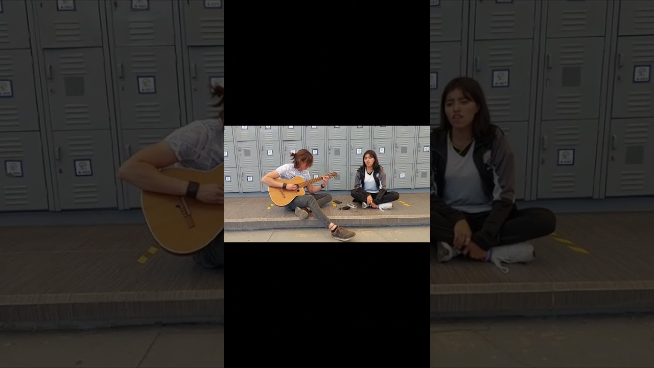 My student, singing me two songs from the movie Coco. 