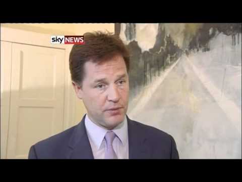 Nick Clegg - Murdoch Should Drop BSkyB Bid - NOTW ...