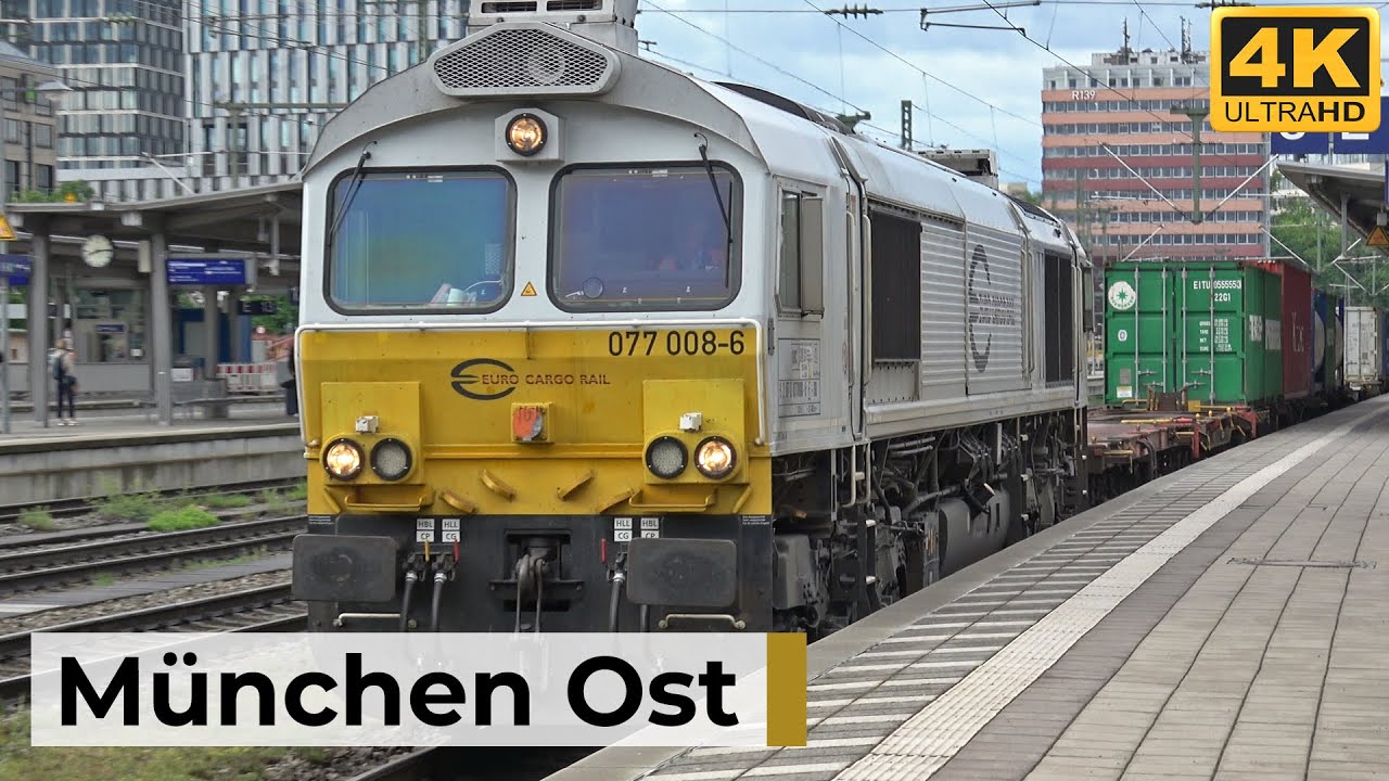 München Ost 04.05.2025 - S-Bahn-Knotenpunkt mit Regionalzügen, Güterverkehr & Railjets