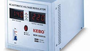 كيفية تبديل كارت لمنظم جهد  Automatic Voltage Regulator  5000VA