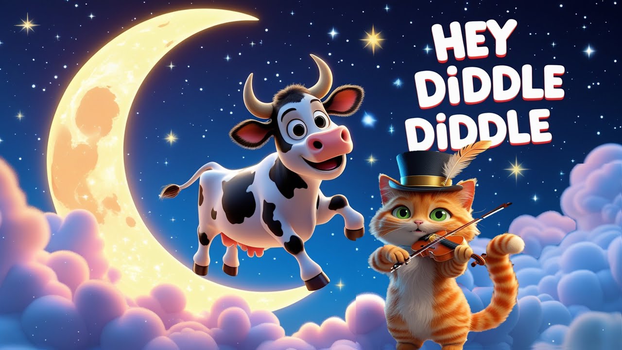Sweet Diddle Hey Diddle Diddle Nursery Rhyme (Extended) | With Fun New Lyrics | Purr ...