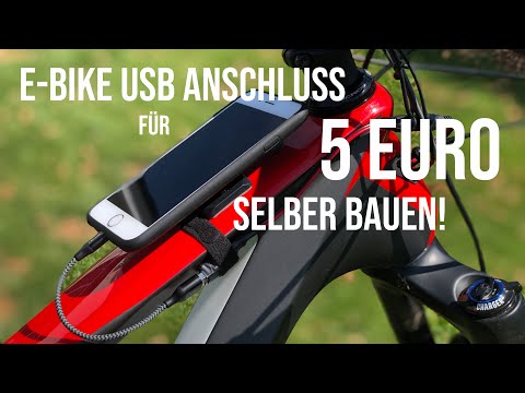 USB Anschluss am E-Bike für 5 Euro selber bauen!