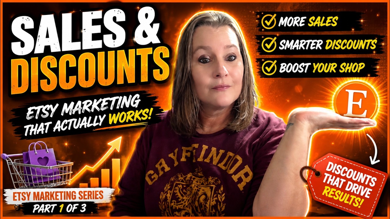 Discounts Tutorial How to Set Up Etsy Sales & Discounts | Tutorial - YouTube