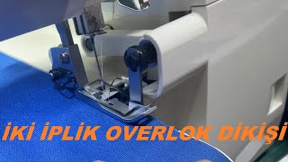 Singer İki İplik Overlok Dikişi (SPREADER) İplik Dağıtıcı ile
