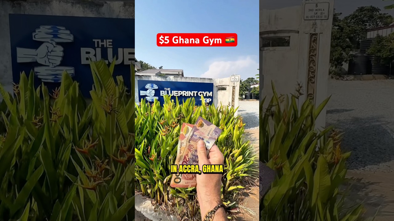 $5 Gym in Accra, Ghana 🇬🇭