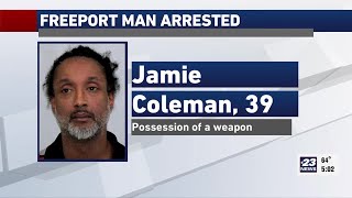 A Freeport man has been arrested after police say he was found harboring a runaway teen girl