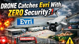 DRONE Catches Evri With ZERO Security Unmanned Gatehouse, Open Barriers &amp; What They Didn’t Expect Us