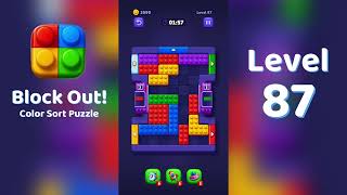 Block Out Level 87 Walkthrough 🧩 | All Levels Solution | Mini Boss