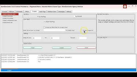 GramDominator   Scrape HashTag User based on Hashtag
