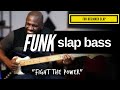Funky Slap Bass Line Using 4 notes! | "Fight the Power" Bass Line The Isley Brothers