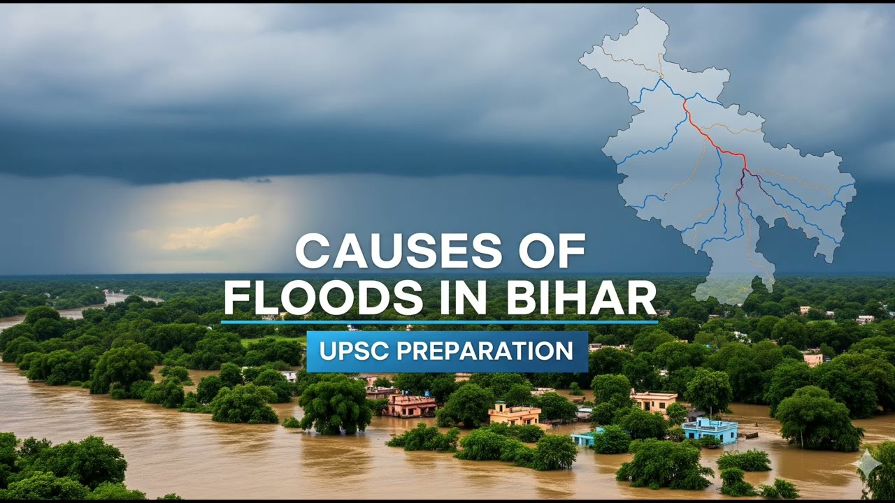 Causes of Floods in Bihar: A Comprehensive Analysis for UPSC (Geography & Disaster Management)