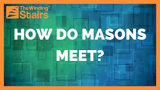 How do Masons meet? ⚖️ The latest episode of The Winding Stairs