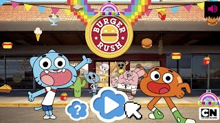 The Amazing World of Gumball: Burger Rush - THE END [Cartoon Network Games] @The8bittheater
