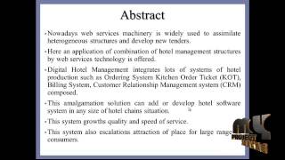 Final Year Projects 2015 | Digital Ordering System for Restaurant