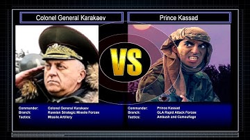 C&C General The End of Days Mod General Karakaev VS Prince Kassad Hard Mode #4
