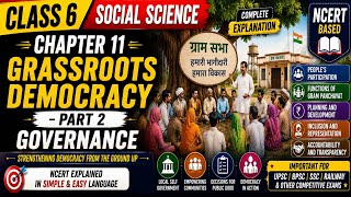 📚 Class 6 Social Science Chapter 11 – Grassroots Democracy: Part 2
