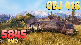 Obj 416 - 8 Kills 5.8K DMG - Three marks! - World Of Tanks