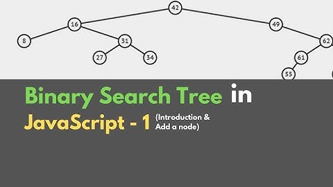Learn Binary Search Trees in JavaScript: Adding Nodes - Pt 1