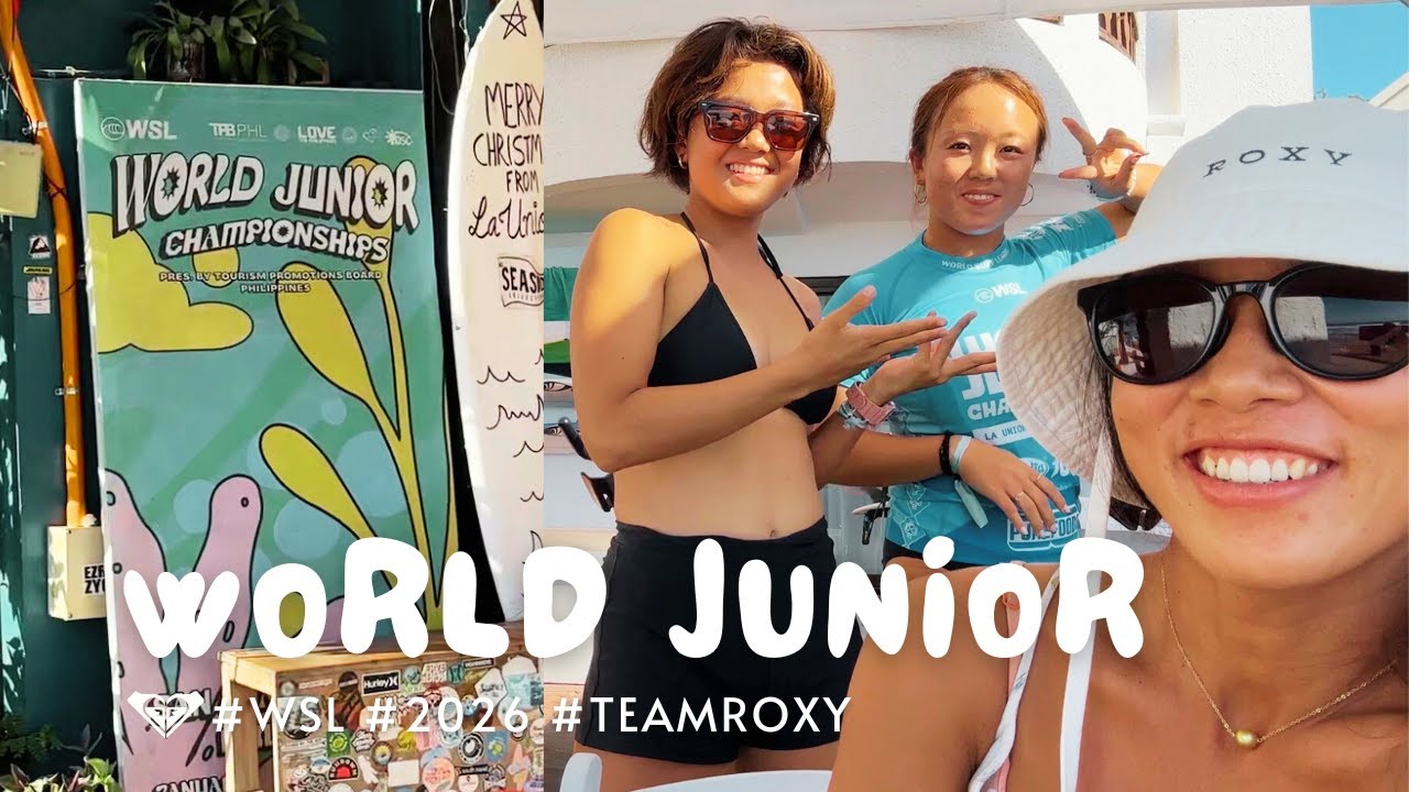 【世界１へ初挑戦🏆】🇵🇭 WSL World Junior Championships Philippines 2026 #1