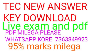 Tec final exam live | tec 100 questions full pdf download | Tec certificates final exam live