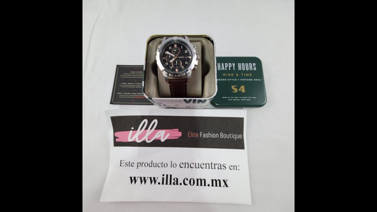 Reloj Fossil modelo FS4828 Caballero - YouTube