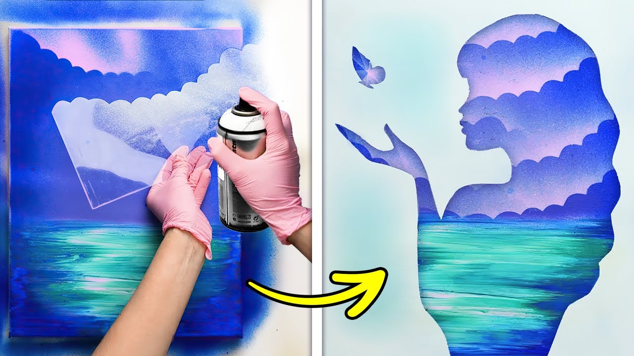 SIMPLE PAINTING TUTORIAL || Fantastic Art Techniques To Draw A Real Masterpiece