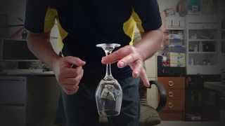 Levitating inside Wine Glass
