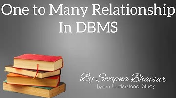 One to Many Relationship in DBMS