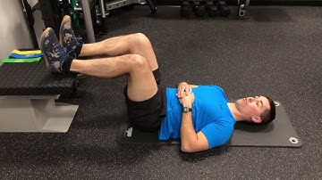 Alternating Hamstring Bridges (Isometric Hold)