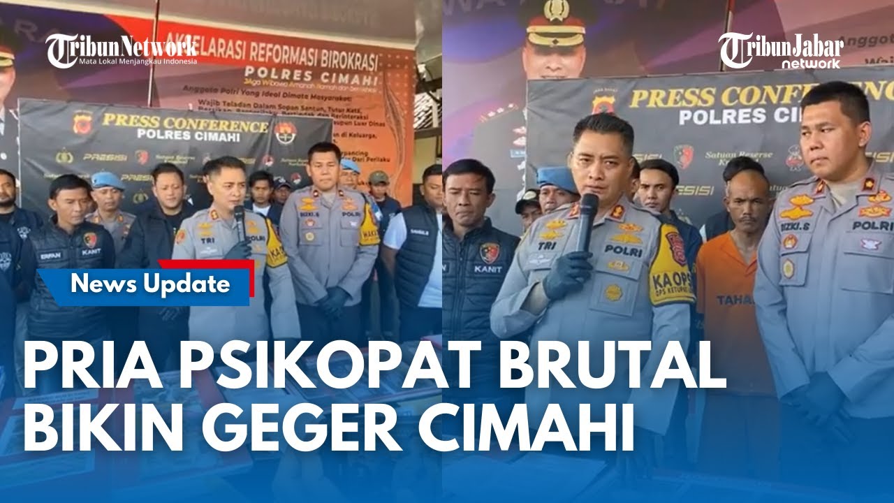 TERUNGKAP AKSI BRUTAL!! Polres Cimahi Tangkap Pelaku  Pembunuhan dan Pencurian di Cimahi