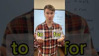 What is the difference between “to” and “for”? #learnenglish #vocabluary
