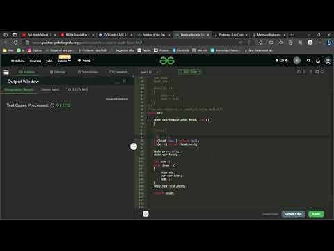 Delete a Node in Single Linked List GFG POTD #coding #java #programming #youtube #code #tech #python