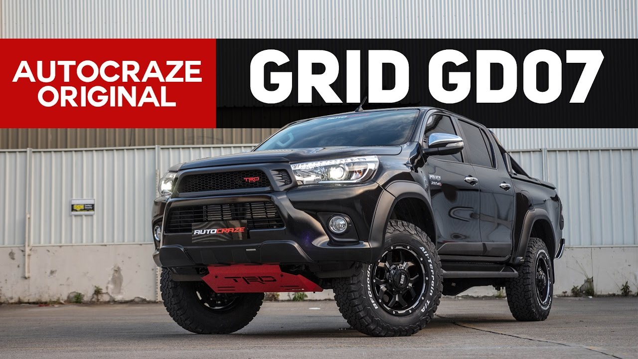 Iron Maiden Toyota Trd Hilux Sr5 Rims Tyres Lift Kit Grid Iron Maiden Toyota Trd Hilux Sr5 Rims Tyres Lift Kit Grid Gd07 Wheels Autocraze 2017