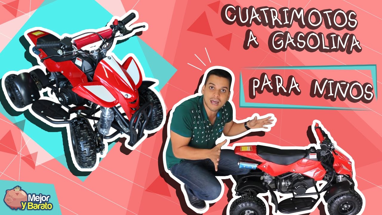 Moto Cuatrimoto Cuadrones Mini Para Ninos Cuadron A Gasolina De