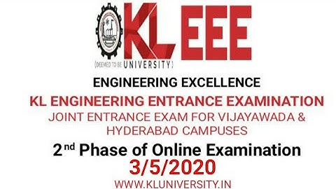 LOGIN SUPPORT  KLEEE 2020  ONLINE EXAMINATION  ON 3RD MAY