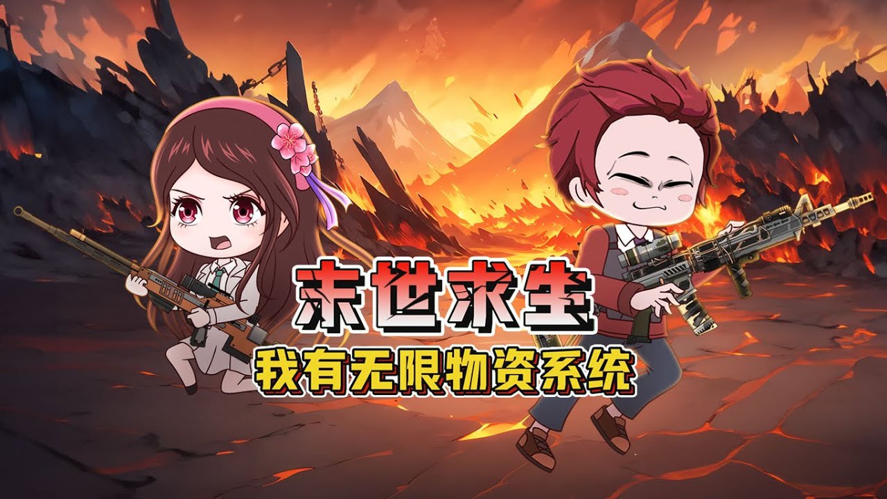 【合集系列1-15集】【末世动画丨我有无限物资系统】降臨末世，每天一個無限物質，刷怪，人吃人，喪尸，槍戰...#动漫 #动画 #animation #短剧 #动漫 #末世#遊戲 #搞笑