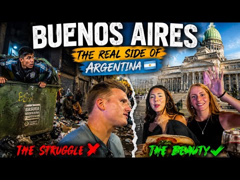 BOLIVIANS CLIMBING OUT OF TRASH CANS?|Traversing Buenos Aires, Argentina Vlog Numero Uno