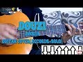 Douzi:lmouja guitar cover, leçon de guitare(accords+solo) كيفية عزف الموجة (الدوزي) على القتارة