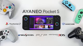 Emulation On The New AYANEO Pocket S Is So Good! Hands On EMU Testing