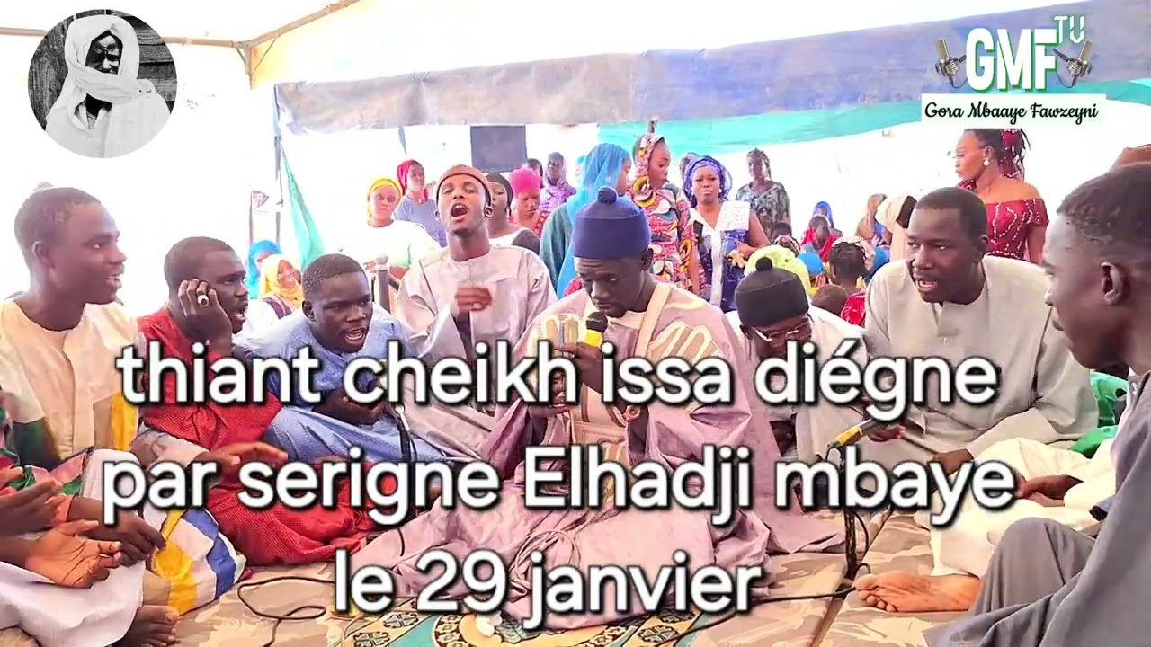 S Gora Mbaye thiant annuel de cheikh issa diéne organiser par s Elhadji Mbaye le 29 janvier 2025