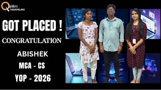 We are proud to announce that our student has successfully got placed in an IT company.