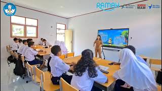 Video pemanfaatan papan interaktif digital (PID) dalam mata pelajaran Bahasa Indonesia.