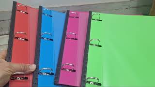 INFUN Binders Help Keep Papers Organized
