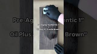 An aged, medium brown look for red oak! #rubiomonocoat
