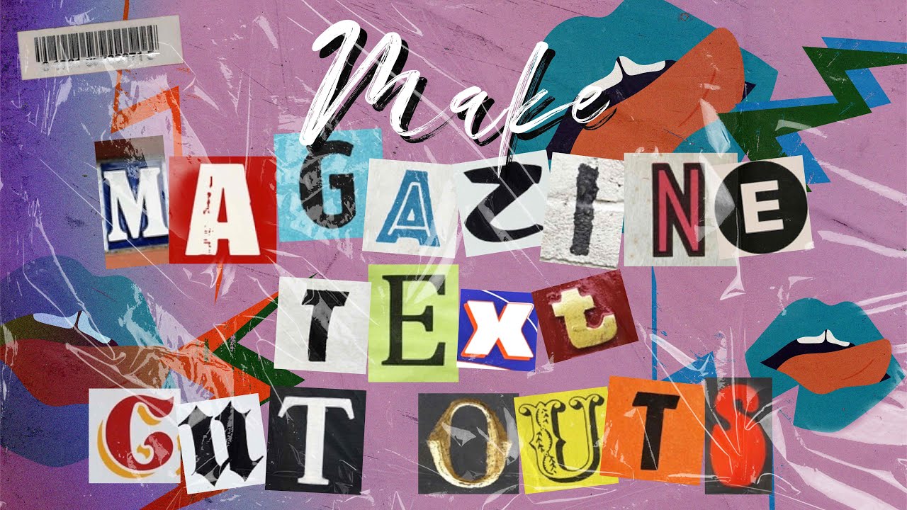 10 Magazine Cut Out Letters Font Images Magazine Lett - vrogue.co