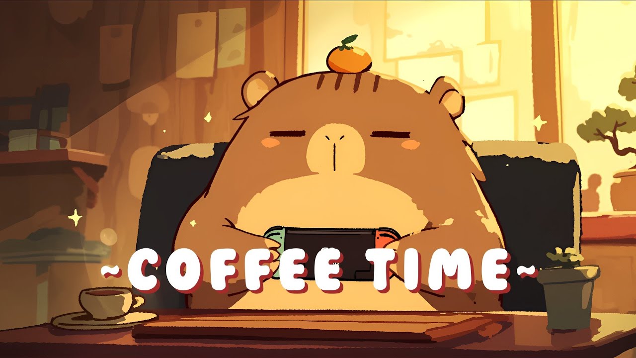 Capybara Lofi Radio | Peaceful Beats for Studying & Relaxing 🦫 🎮 ☕