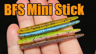 2.5' Mini Stick Worm Fishing Bait  Plus Pond Bass Fishing Footage