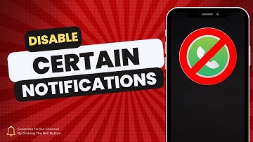 Disable Notifications From Specific Apps During Certain Times