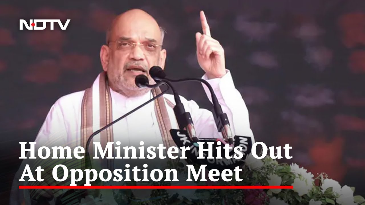 Opposition Meet | "Opposition Unity Nearly Impossible, Even If It Gets Real...": Amit Shah