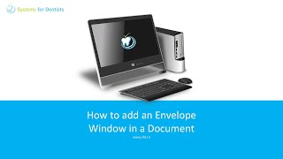 How to add an Envelope Window in a document